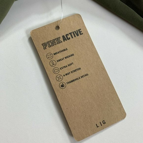 NWT Victoria's Secret Pink Active 1/4 Zip Pull Over | Large - Picture 7 of 12